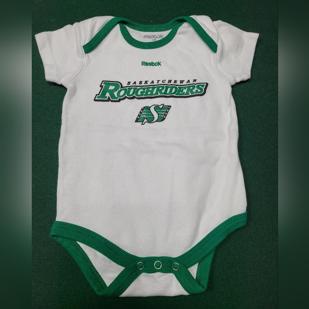 Saskatchewan Roughriders onesie EUC.